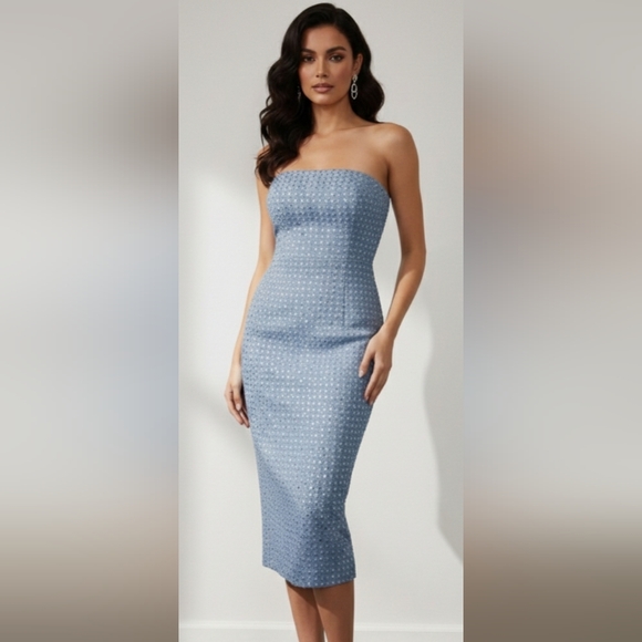Susana Monaco Dresses & Skirts - NWT- Susana Monaco Denim Strapless Dress Sz S